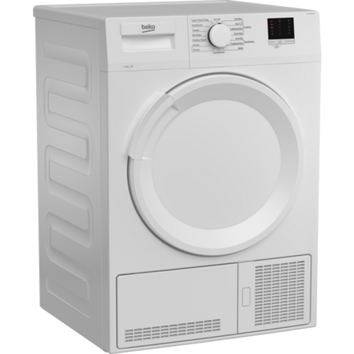 DTLCE80041W Beko 8kg Condenser Tumble Dryer B Energy