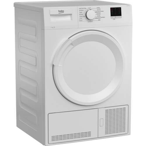 DTLCE80041W Beko 8kg Condenser Tumble Dryer B Energy