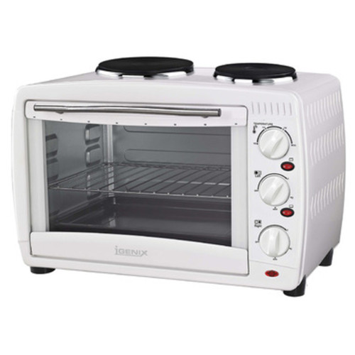 IG7130 Igenix 30L Mini Oven Grill With Hot Plates