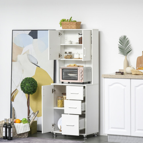 835-341WT Simple White - Kitchen Cabinet w/Countertop - White 835-341WT Simple White - Kitchen Cabinet w/Countertop - White