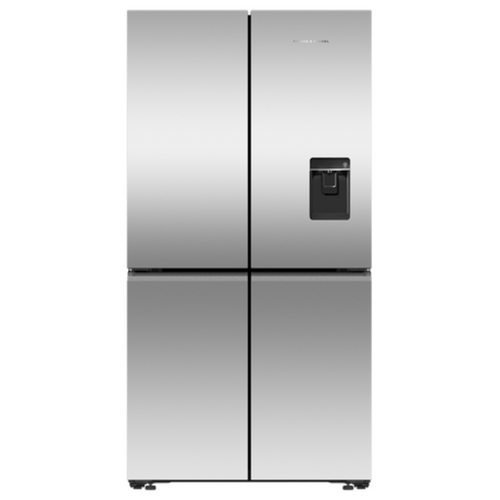 Fisher & Paykel RF605QNUVX1 90.5cm Quad Door Frost Free Fridge Freezer - Stainless Steel