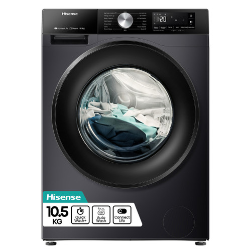 Hisense WF3S1043BB3 10.5kg 1400 Spin Steam Washing Mach