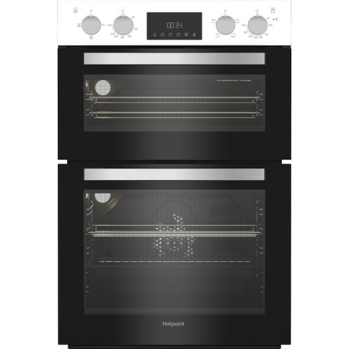 Hotpoint DIH10DW 89cm Built In Electric Double Oven - W