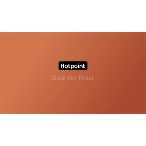 HPKF6353XBR4 Hotpoint Freestanding Dual No Frost 66.1cm 60/40 Fridge