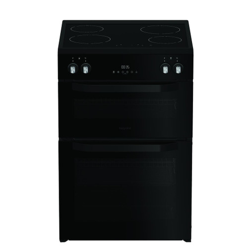 Hotpoint HDME6VDC2AB 60cm Double Oven Electric Cooker w
