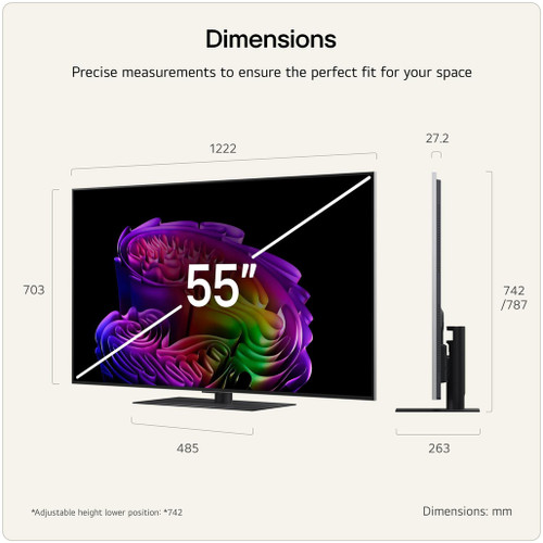 OLED55G66LS- LG OLED55G66LS.AEK 55" 4K OLED evo AI Stand version Sma