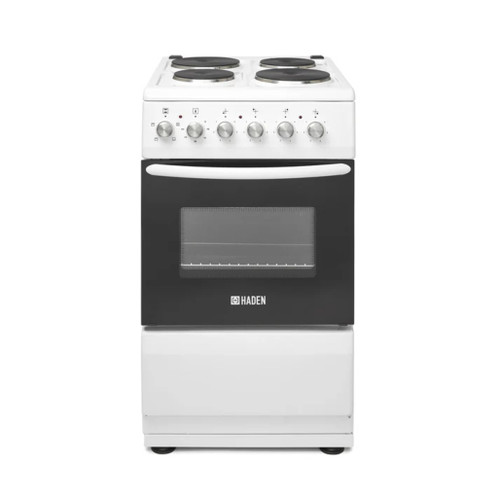 Haden HES051W 50cm Single Oven Electric Cooker with Sea