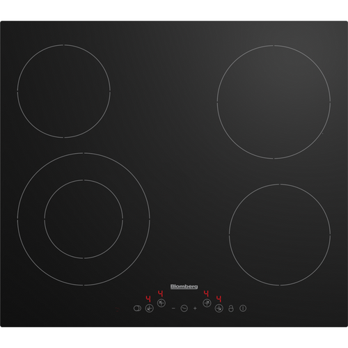 MKN54212 Blomberg 60cm Ceramic Hob 4 Variable Zones