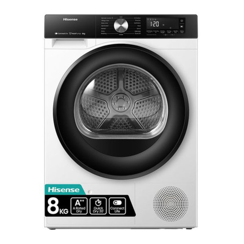 Hisense 3S Series DH3S802BW3 WiFi-enabled 8kg Heat Pump