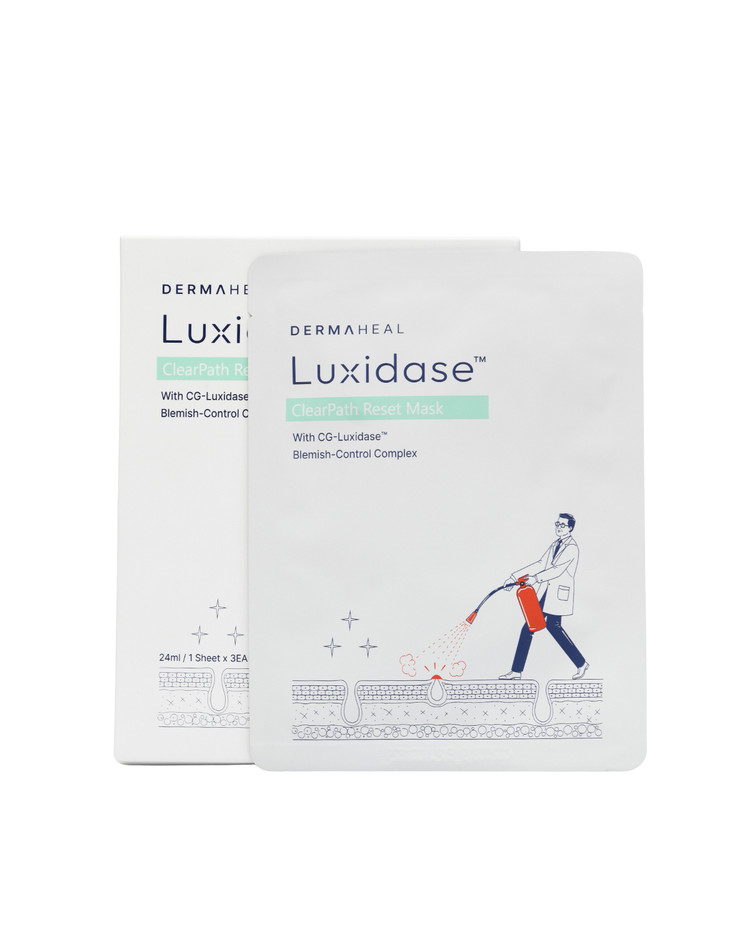 Dermaheal Luxidase ClearPath Reset Mask - 3 Pack