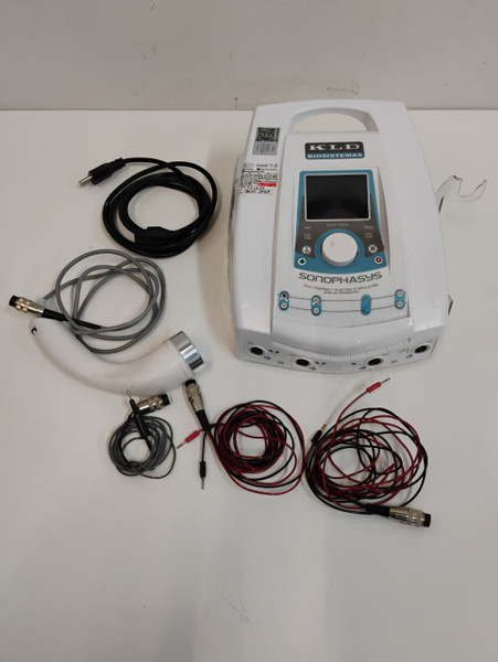 Lote com  2 Equipamentos Fisioterapêuticos Sonophasys KLD  Multicorrentes