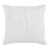 SATIN EURO SHAM-WHITE