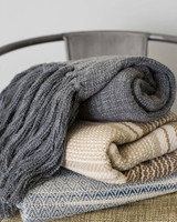 ANNA- BEIGE / IVORY MH THROW