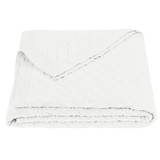 LINEN DIAMOND QUILT-VINTAGE WHITE