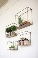METAL WALL SHELF-10"