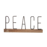 PEACE WORD ART 14.25"