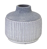 LT.BLUE TERRA COTTA VASE-SMALL