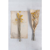 NATURAL DRIED CRASPEDIA BUNCH, YELLOW