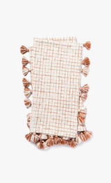 ED IVORY/ RUST THROW