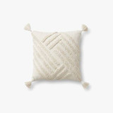 P1165 MH IVORY PILLOW 18"