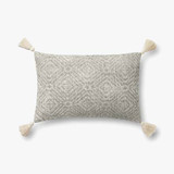 P0621 LT GREY PILLOW 13"X 21"