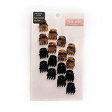 RECYCLED PLASTIC MINI CLASSIC CLAW CLIPS-16PC