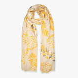 METALLIC PRINT SCARF