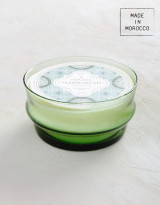 MOROCCAN MINT UMBER GLASS CANDLE BOWL