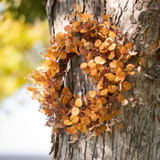 YELLOW EUCALYPTUS WREATH - 18.5"