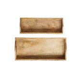 Natural Mango Wood Tray - Large