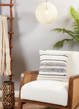 Stripe Chindi Pillow - Down Filled - 20" Square