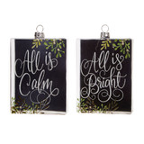 All Is Calm & Bright Ornament