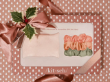 Holiday Satin Pillowcase & Scrunchie 4PC Gift Set