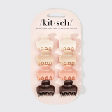 Recyled Plastic Mini Cloud Claw Clip 8pc Set