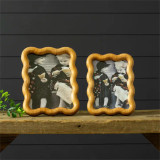 Wavy Edge Wood Photo Frame 6x8