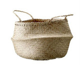NATURAL SEAGRASS BASKET -LG