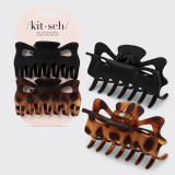 Recycled Plastic Claw Clips 2pc Set-Large