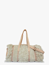 Whitley Fringe Cotton Weekender Bag