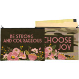 Be Strong Zipper Pouch