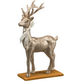 Champagne Glitter Deer-Medium