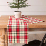 Table Runner- Red Christmas Plaid