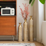 Gold Floor Vase-Medium