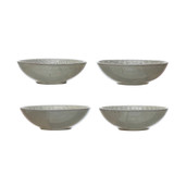 4.5" ROUND REACTIVE GLAZE BOWL-GREY