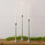 Hand Forged Metal Candle Holder/Green-Large