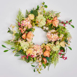 26" Berries & Flowers Wreath