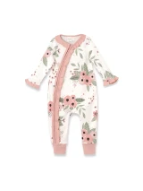 Baby Girl Jardin Cotton Romper