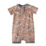 Wild Wrangler Western Bamboo Shorty Romper