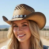 Ashland Sun Taupe Aged Cowgirl Hat