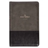 KJV Black/Gray Zipper Gift Bible