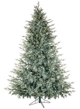 SILVER SPRUCE LIGHTED TREE-7'6"